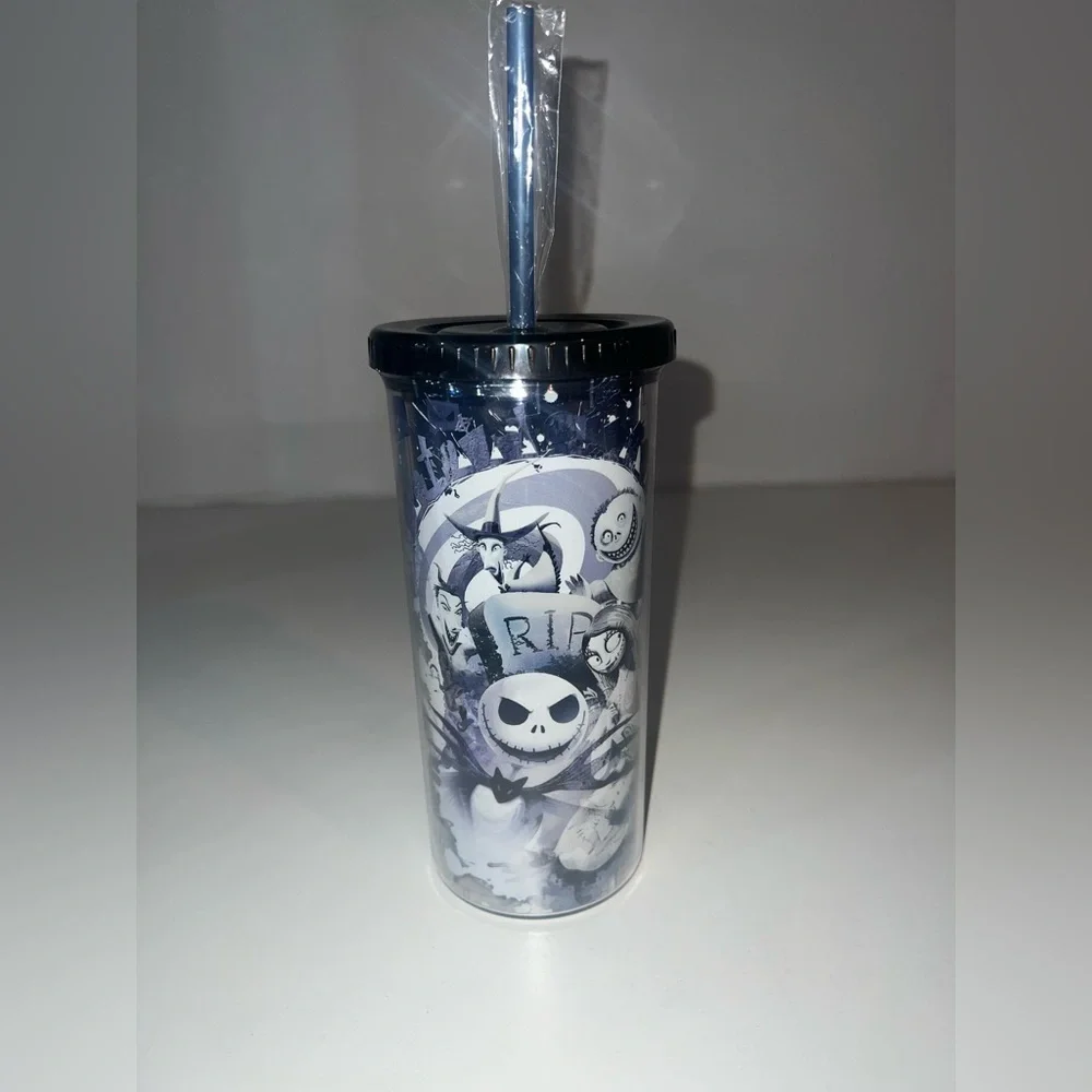 Nightmare Before Christmas Tumbler with Straw NWT